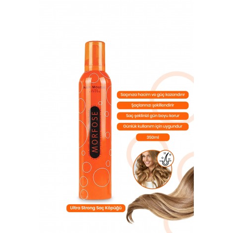 Morfose Hair Mousse Ultra Strong Пяна за коса с ултара силна фиксация 350ml